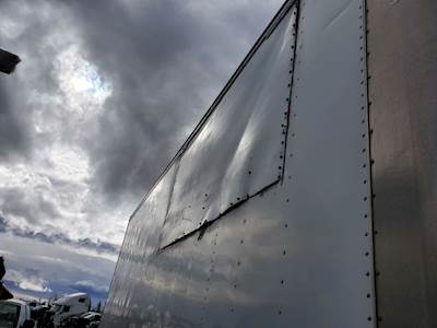 24FT DRY Box. Door Has Some Damage And RH Side Has Been Patched