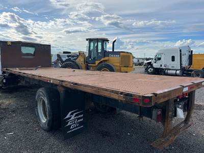 Flatbed With Headache Rack/Rusted Floor/Usable