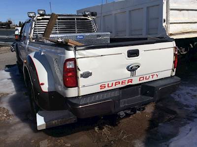 Good Used Dually Long Bed. White With Brown Flares. Less Tailgate. Looks Good