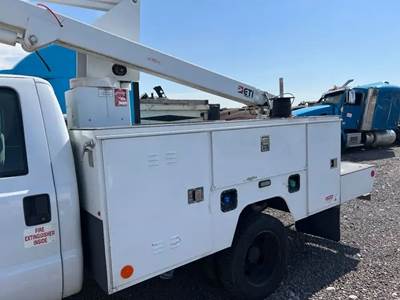 Used Bucket Truck/Utility Box/ Service Box. Light Damage To RH Side Door