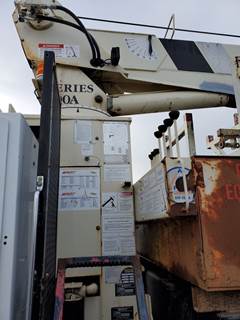 Good Used National Crane Bed, Includes All Tool Boxes, Hydraulic Tank, And Crane