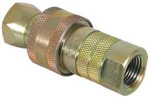 Hydraulic Line Quick Coupler 1" NPT Comes Complete With Male And FEMale End