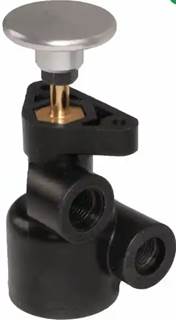 Push Pull Air Valve Replacement For Haldex™ Ports: 1/4" NPT Pop Pressure: 7-17