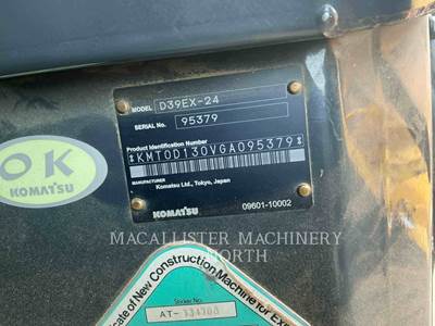 Komatsu D39EX-24 Dozer