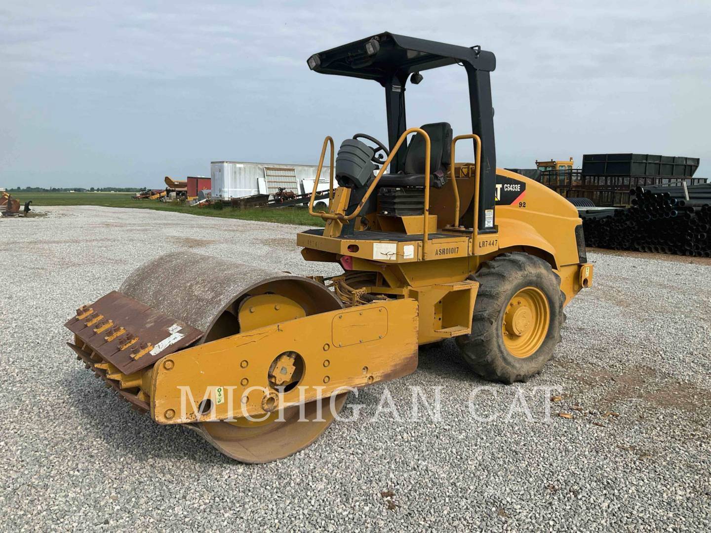 2008 Caterpillar CS433E Smooth Drum Roller Compactor For Sale, 2,074 ...