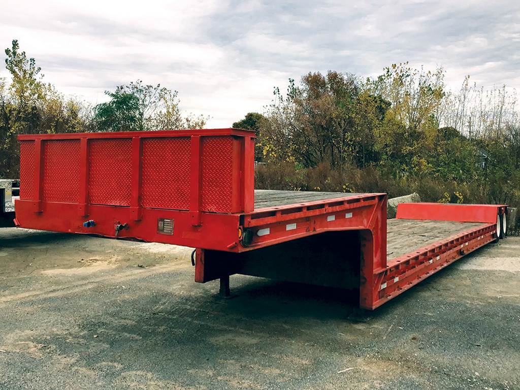 1988 Trail King TS70PD482 Double Drop Trailer For Sale Burgettstown
