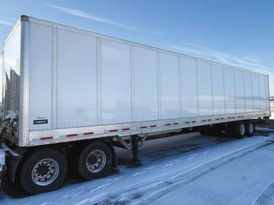 Fruehauf High Base Rail Dry Van Trailer