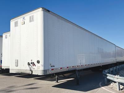 Hyundai 53 ft Dry Van Trailer - Roll up Door, Spring