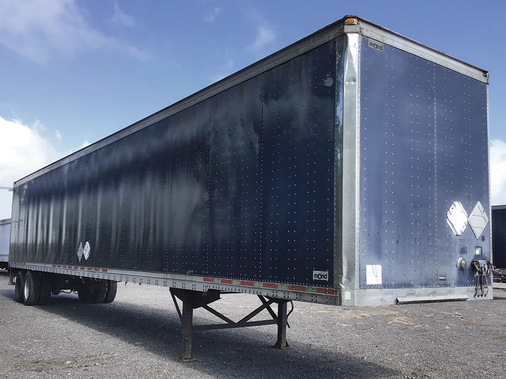 1998 Mond 53 ft Dry Van Trailer Swing Door, Air Ride For Sale