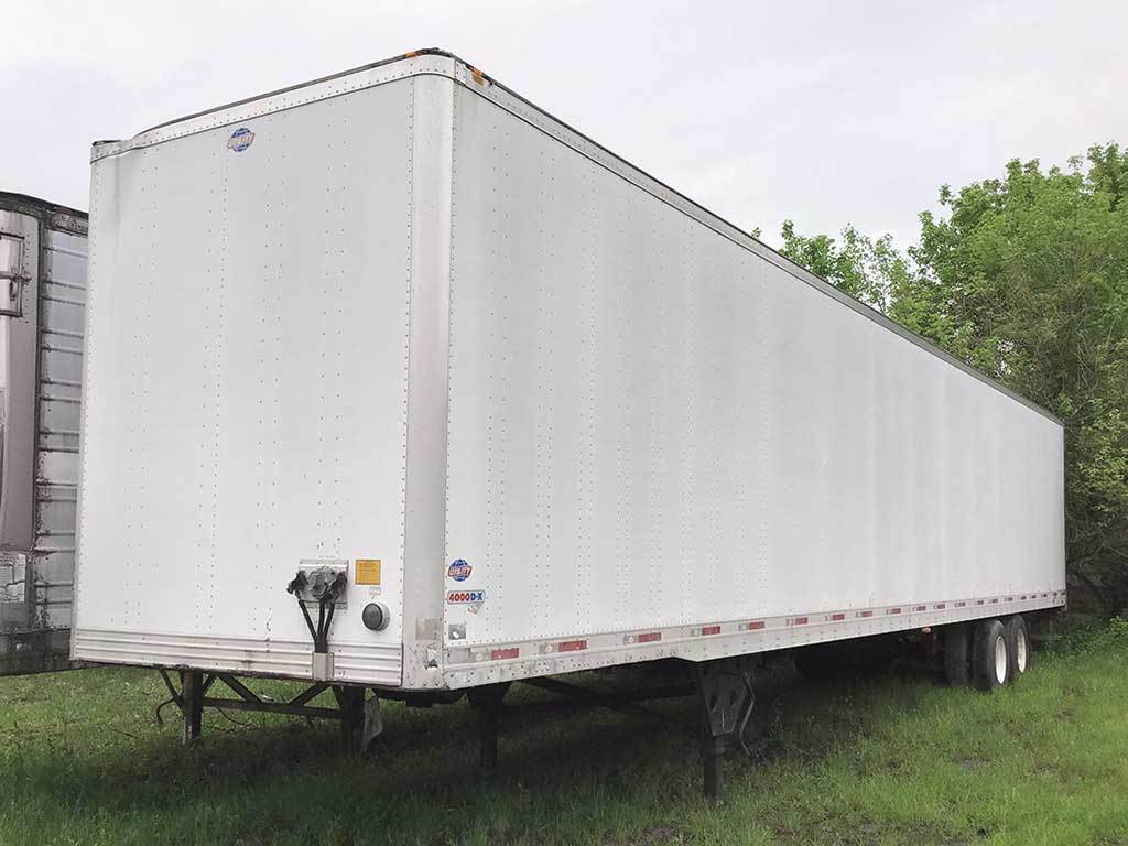 2008 UTILITY 4000DX 53 ft Dry Van Trailer Swing Door, Air Ride For