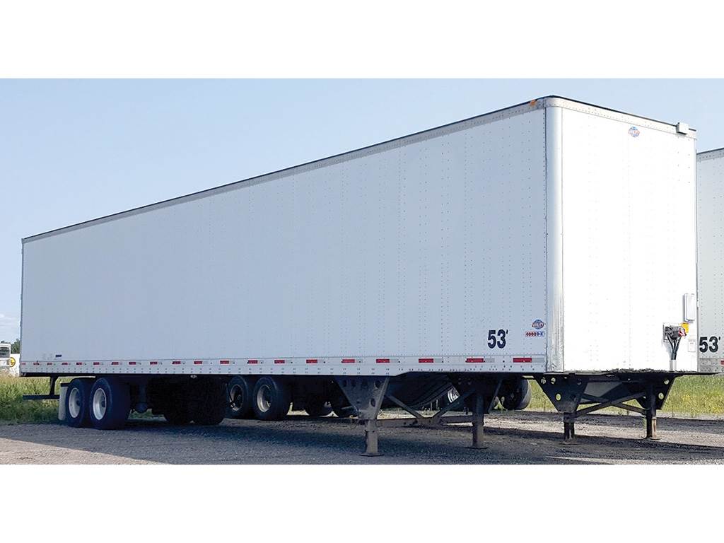 2010 UTILITY 4000DX 53 ft Dry Van Trailer Swing Door, Air Ride For