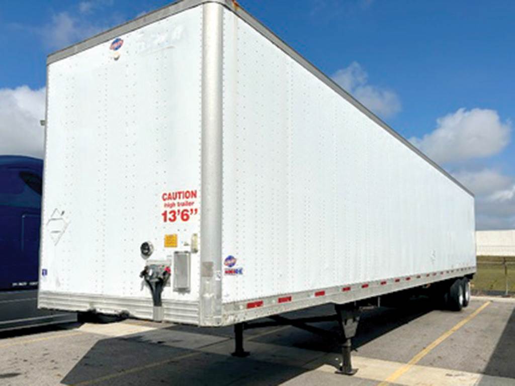 2008 UTILITY 4000DX 53 ft Dry Van Trailer Swing Door, Air Ride For