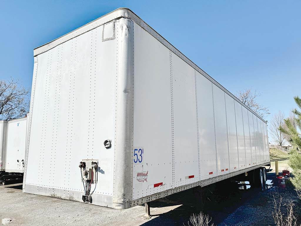 2005 Wabash 53 ft Dry Van Trailer Swing Door, Air Ride For Sale