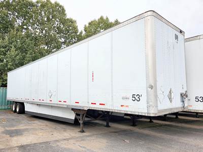 Wabash 53 ft Dry Van Trailer - Swing Door, Spring