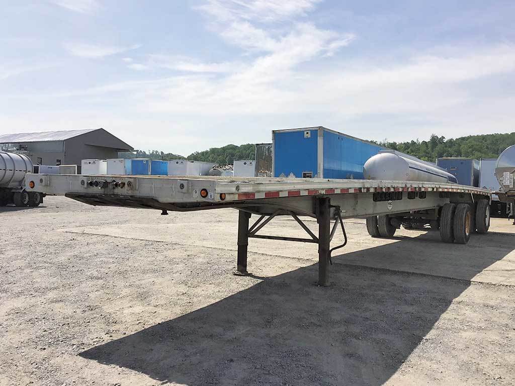 2008 MAC 48x102 Flatbed Trailer Air Ride For Sale Burgettstown, PA