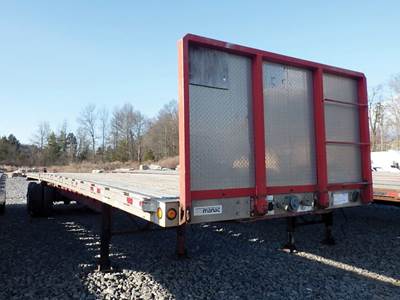 Manac 45x102 Flatbed Trailer - Spring