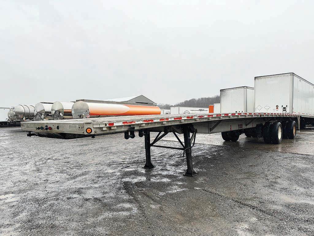 2006 Reitnouer Big Bubba 48x102 Flatbed Trailer Air Ride For Sale