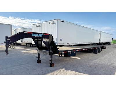 Top Hat 49x102 Flatbed Trailer - Spring