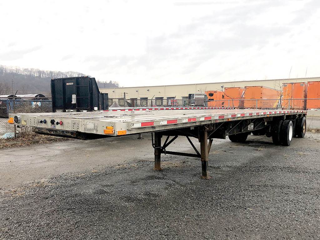 2004 Transcraft Eagle 45x96 Flatbed Trailer Air Ride For Sale
