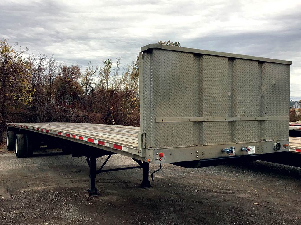 2004 Transcraft Eagle 48x102 Flatbed Trailer Air Ride For Sale