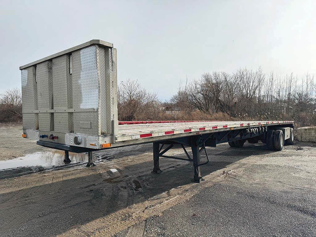 2004 Transcraft Eagle 48x102 Flatbed Trailer Air Ride For Sale