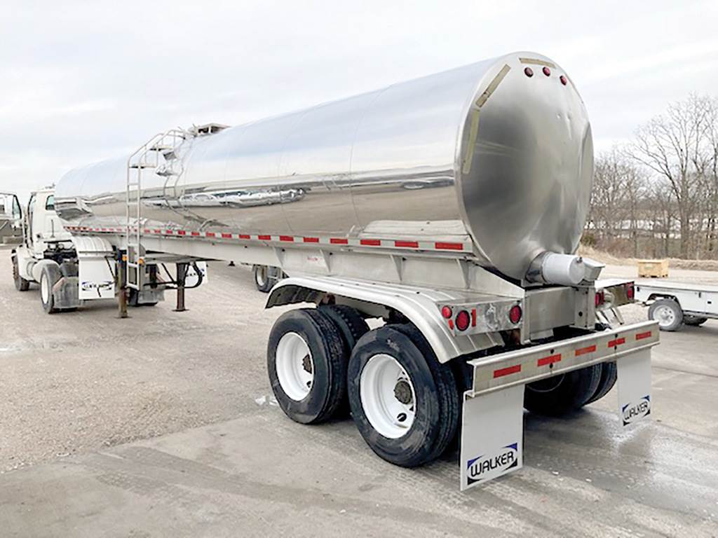 1995 Walker 3A Sanitary Food Grade Tanker Trailer For Sale Peoria, IL 10615630