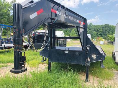 DP Platinum Star Trailers 30x101 Gooseneck Trailer - Spring