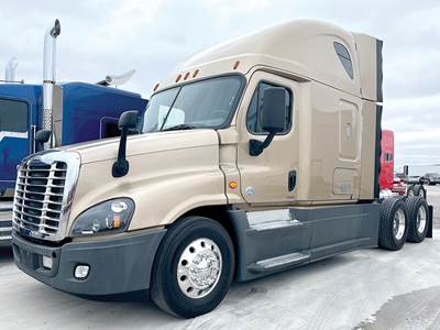 Freightliner Cascadia 125 Evolution Sleeper Semi Truck - 72" Raised Roof, Detroit 455HP