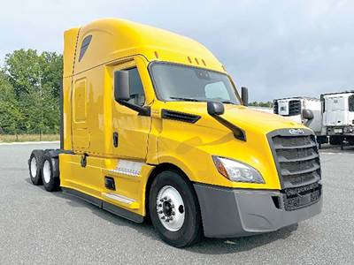 Freightliner Cascadia 126 Sleeper Semi Truck - 72" Raised Roof, Detroit 455HP