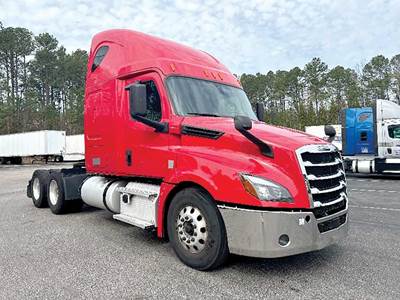 Freightliner Cascadia 126 Sleeper Semi Truck - 60" Raised Roof, Detroit 455HP