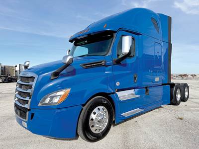 Freightliner Cascadia 126 Sleeper Semi Truck - 72" Raised Roof, Detroit 505HP