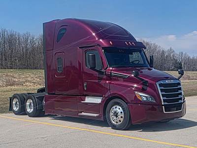 Freightliner Cascadia 126 Sleeper Semi Truck - 72" Raised Roof, Detroit 455HP