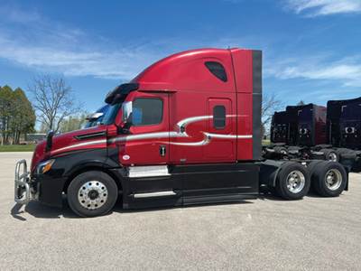 Freightliner Cascadia 126 Sleeper Semi Truck - 72" Raised Roof, Detroit 505HP