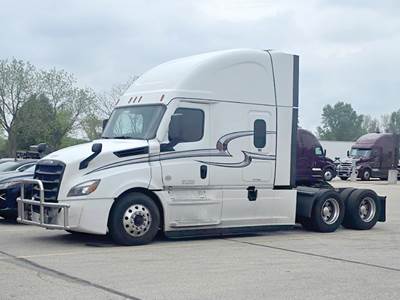 Freightliner Cascadia 126 Sleeper Semi Truck - 72" Raised Roof, Detroit 505HP