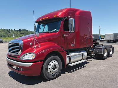 Freightliner Columbia 120 Sleeper Semi Truck - 70" Mid-Roof, Cummins 460HP