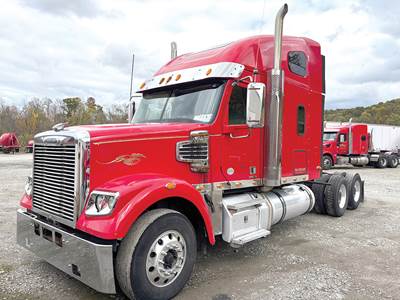 Freightliner Coronado Sleeper Semi Truck - 70" Raised Roof, Detroit 505HP