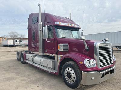 Freightliner Coronado Sleeper Semi Truck - 70" Raised Roof, Detroit 505HP