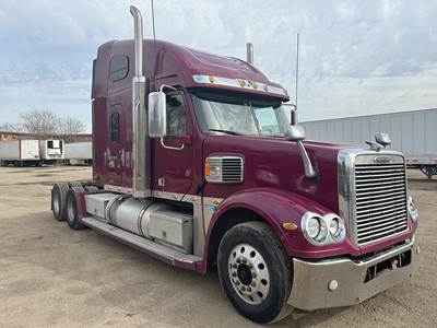 Freightliner Coronado Sleeper Semi Truck - 70" Raised Roof, Detroit 505HP