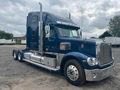 Freightliner Coronado Sleeper Semi Truck - 70" Raised Roof, Detroit 505HP