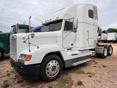 Freightliner FLD120 Sleeper Semi Truck - 70" Raised Roof, Detroit 425HP
