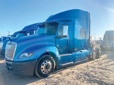 International LT625 Sleeper Semi Truck - 73" Hi-Rise, Cummins 400HP