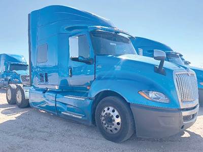International LT625 Sleeper Semi Truck - 73" Hi-Rise, Cummins 400HP