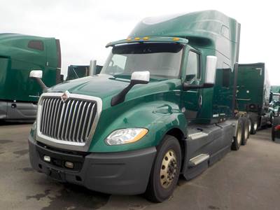 International LT625 Sleeper Semi Truck - 73" Sky-Rise, Cummins 450HP