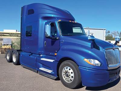 International LT625 Sleeper Semi Truck - 73" Sky-Rise, Cummins 450HP