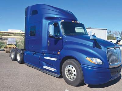 International LT625 Sleeper Semi Truck - 73" Sky-Rise, Cummins 450HP