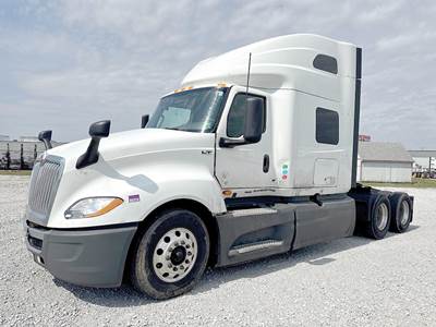 International LT625 Sleeper Semi Truck - 73" Sky-Rise, Cummins 400HP