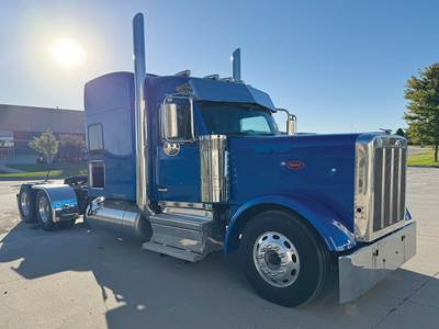 Peterbilt 589 UltraCab Extended Hood Sleeper Semi Truck - 80" Unibilt High Roof, Cummins 565HP