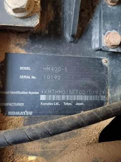 Komatsu HM400-5 Articulated Truck