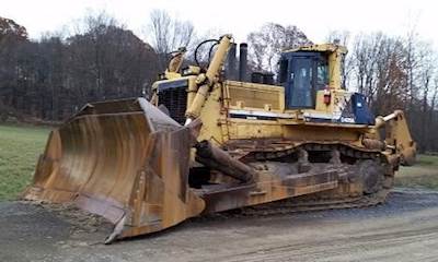 Komatsu D475A-2 Dozer - With EROPS, Full U Blade with Tilt