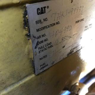 Caterpillar 3412 Diesel Engine